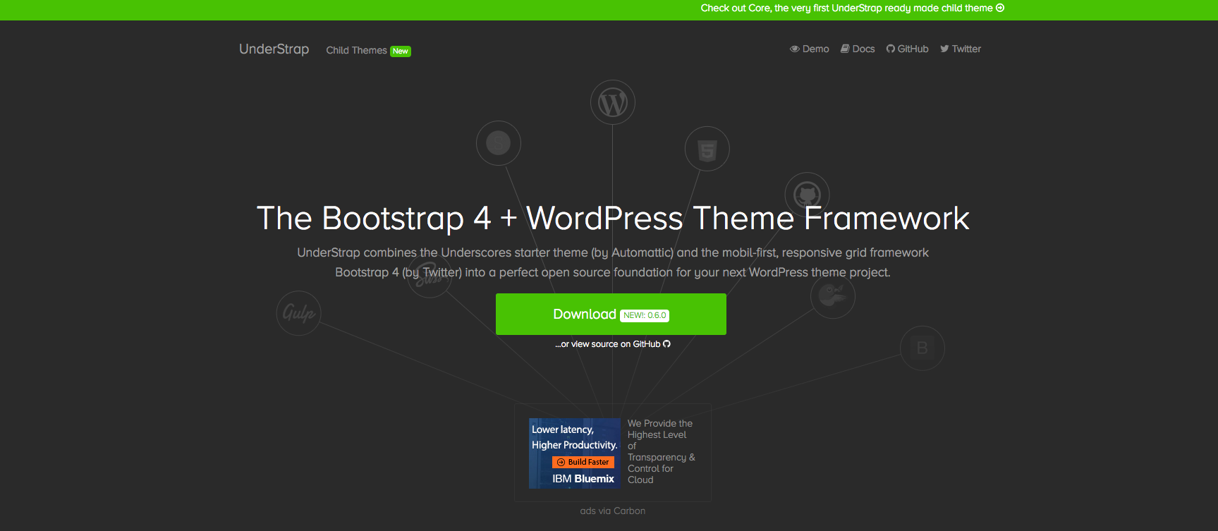 無料で使えるWordPressのカスタマイズしやすいBootStrapベースのスターターテーマ